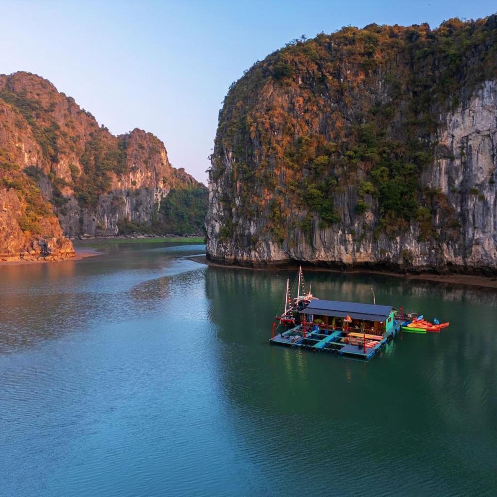 Eco Floating Farm Stay Cai Beo Chan Chau Zewnętrze zdjęcie